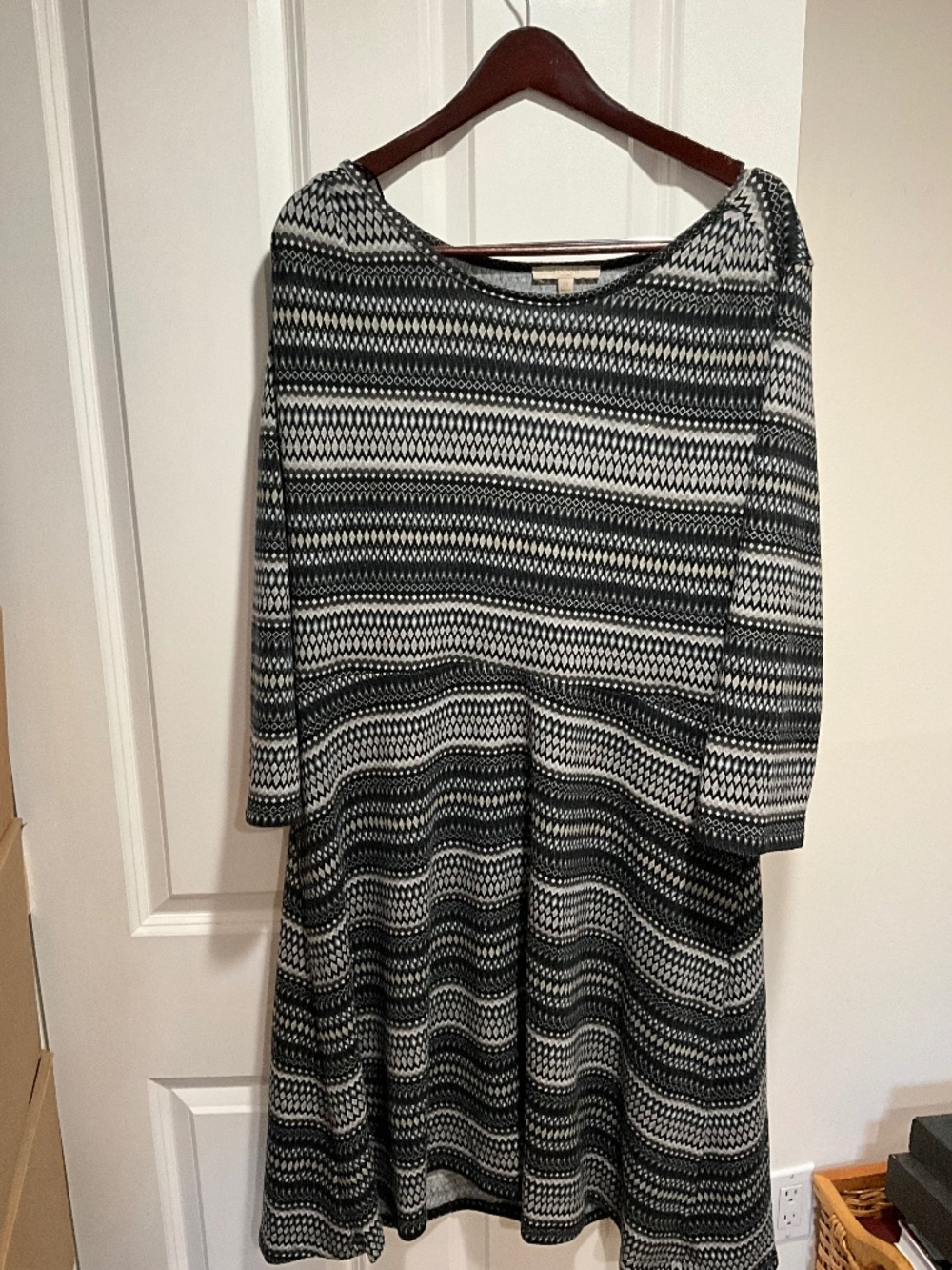 Dress by Haani, size 2X, 3/4 sleeve